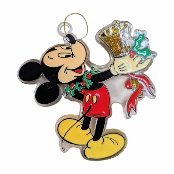 Vintage Disney Kurt Adler Mickey Mouse Christmas Tree Ornaments Set of Four (4) - Picture 4 of 14